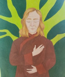 Image of TM Allman as drawn by Margaret Williamson